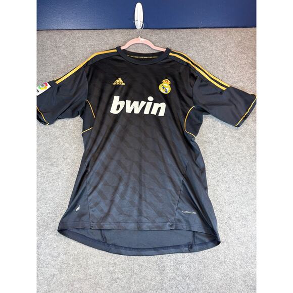 Adidas Other - Adidas Real Madrid Bwin Football Jersey Men XL Black Climacool Soccer Sportswear